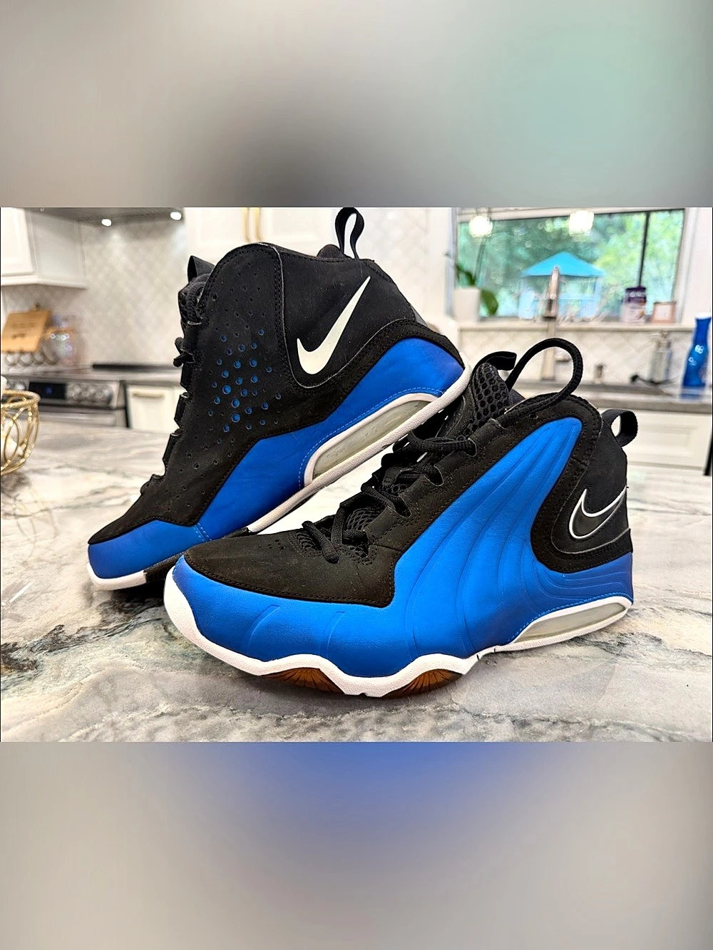 Nike Air Max Wavy 2010 Black Blue White Men’s 7.5 Vintage 407703-005